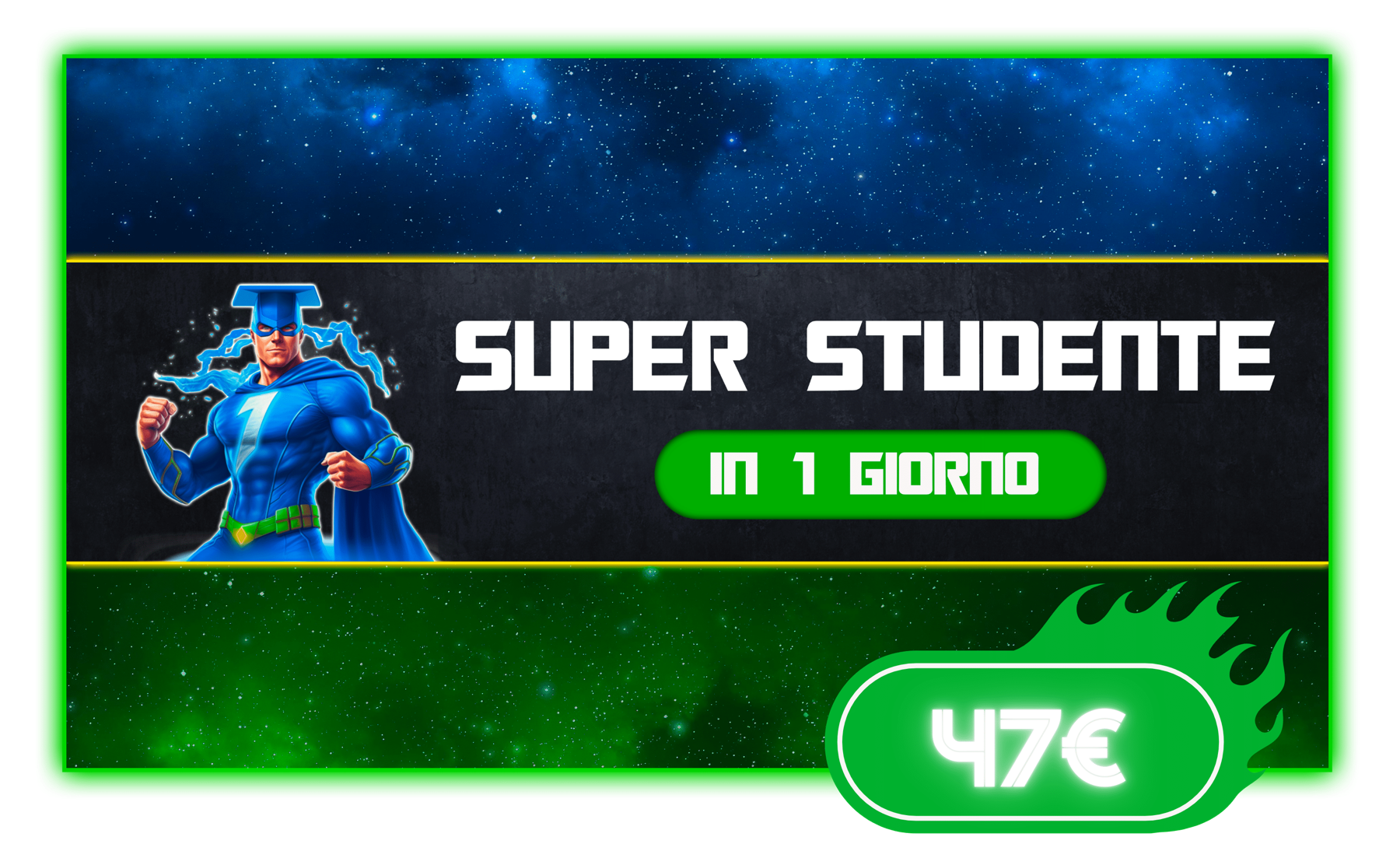 Super Studente in 1 Giorno — Videocorso 47€